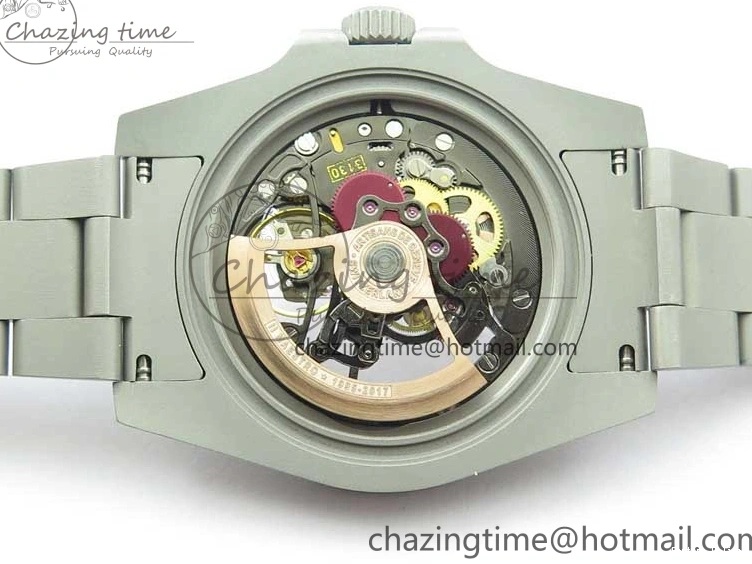 0522 Submariner 116610 Andrea Pirlo Sandblasted ROF Best Edition Carbon Bezel on Skeleton DIal SA TimelessDesign 2789